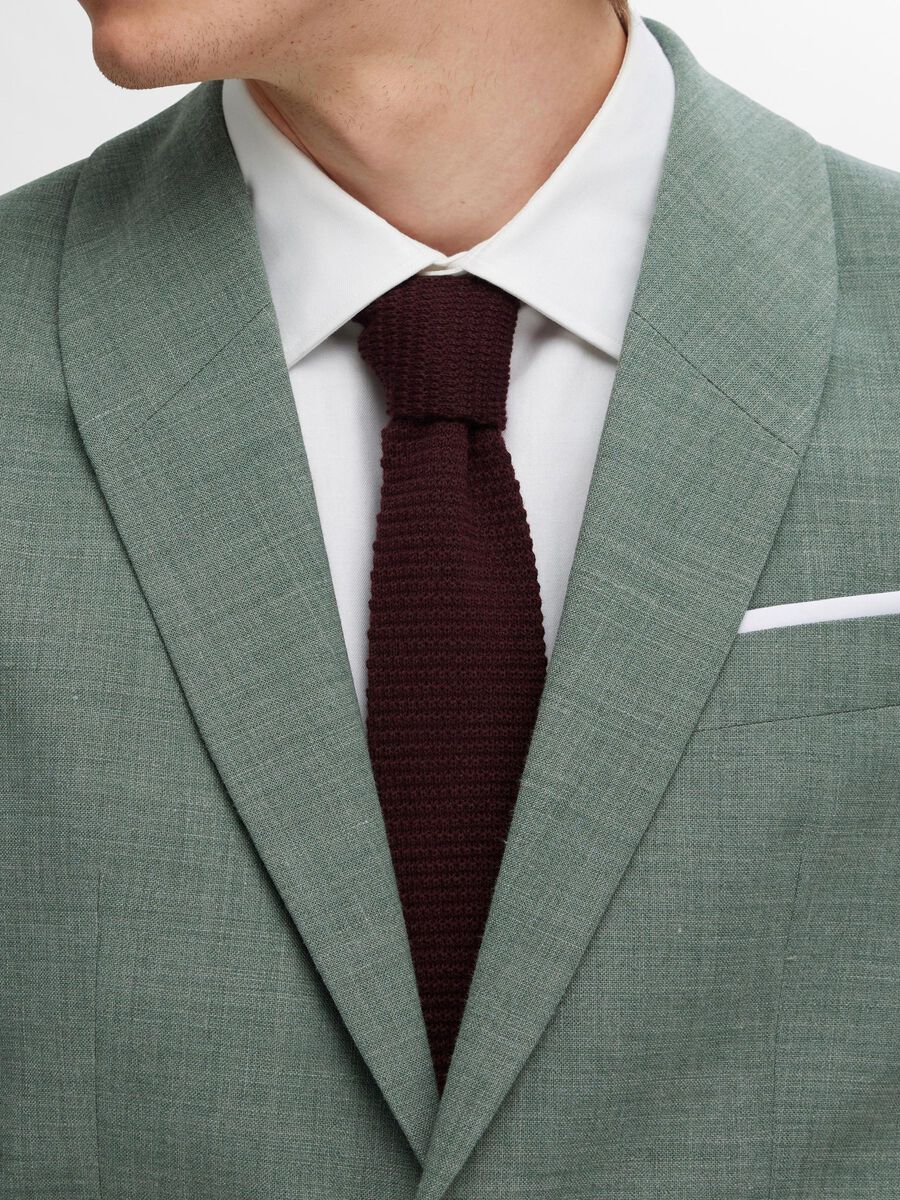 Selected KNITTED TIE, Syrah, highres - 16094460_Syrah_005.jpg