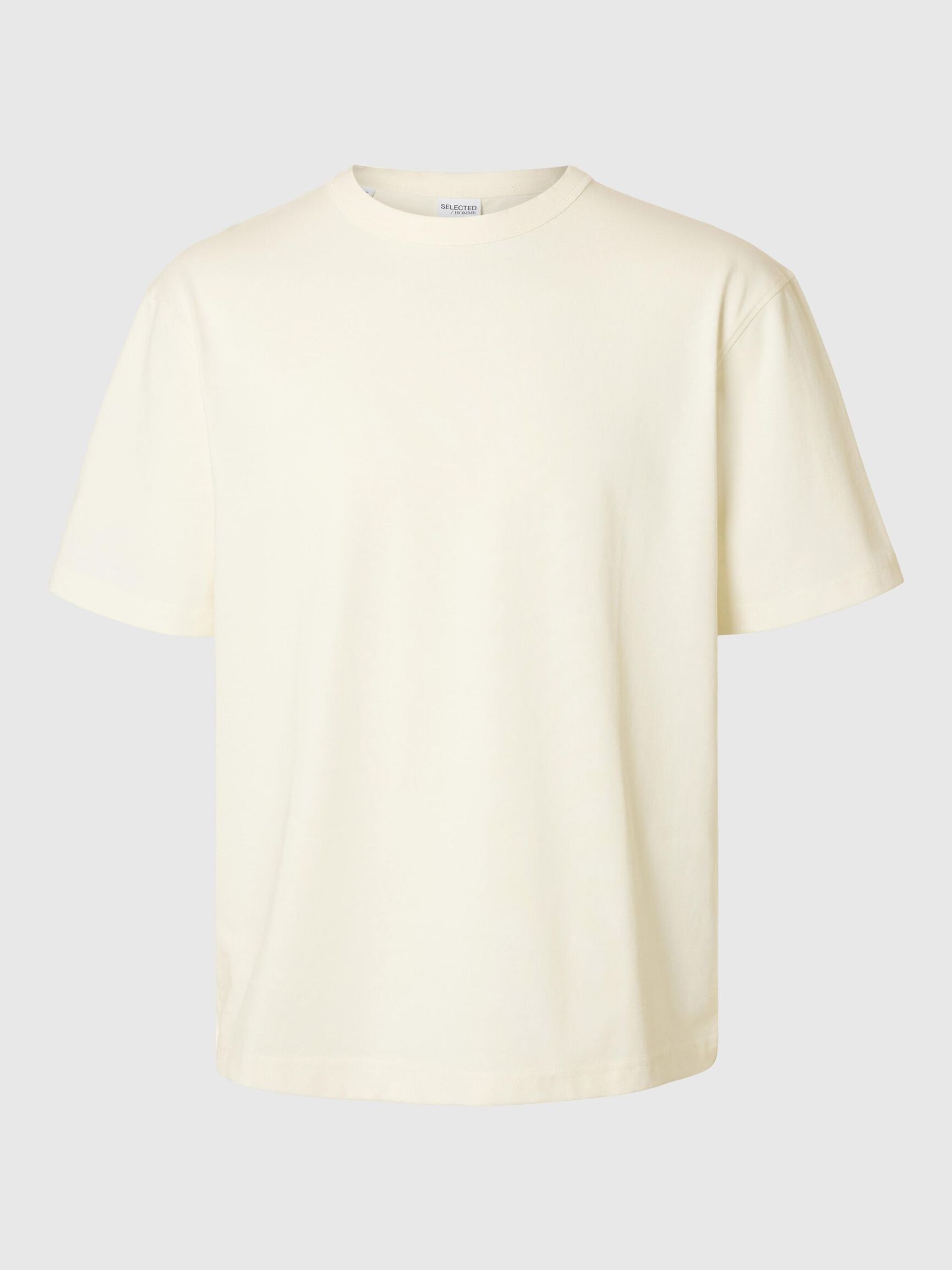 RELAXED FIT T-SHIRT, Egret, highres
