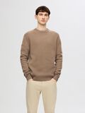Selected RONDE HALS SWEATER, Morel, highres - 16092599_Morel_003.jpg