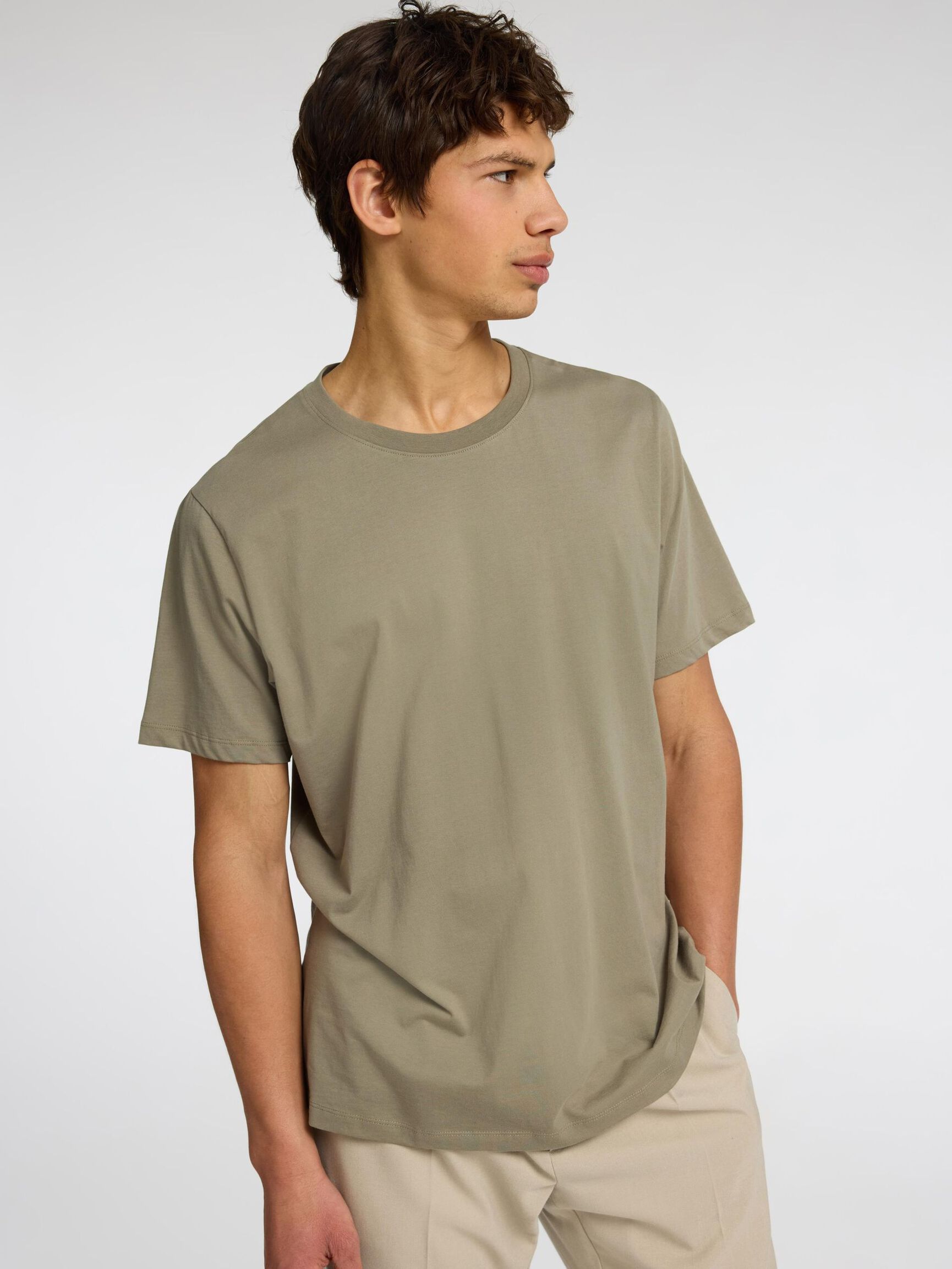 REGULAR T-SHIRT, Vetiver, highres
