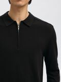 Selected POLO Z DŁUGIM RĘKAWEM, Black, highres - 16094271_Black_006.jpg