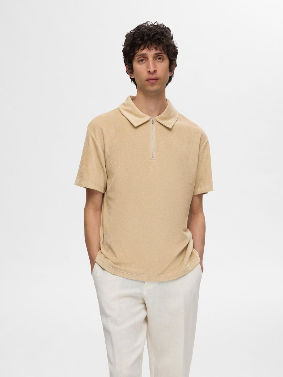 Selected FROTTEE POLO SHIRT, Pure Cashmere, highres - 16090761_PureCashmere_003.jpg