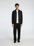 Selected TAILORED OVERSHIRT, Black, highres - 16096572_Black_005.jpg