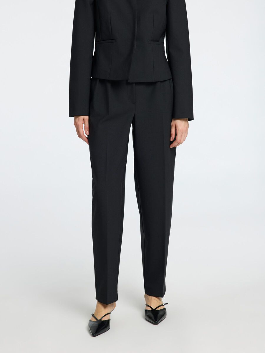 Selected WOLMIX BARREL FIT BROEK, Black, highres - 16097766_Black_003.jpg