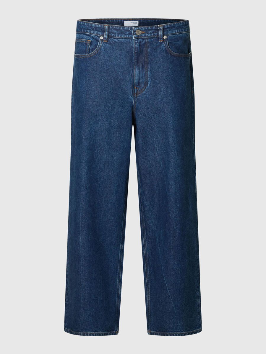 Selected DONKERBLAUW WIDE FIT JEANS, Medium Blue Denim, highres - 16098786_MediumBlueDenim_001.jpg