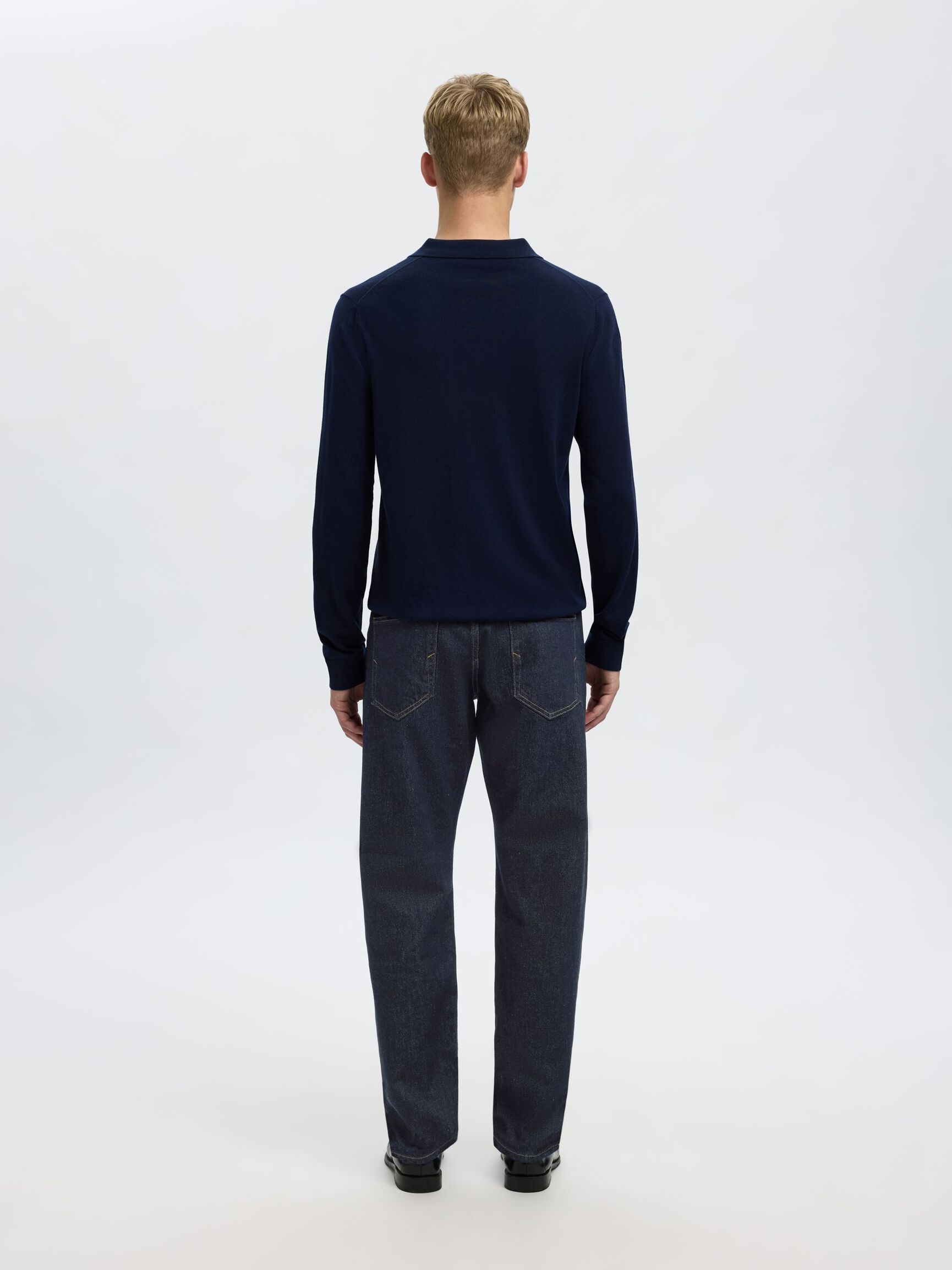 190 JEANS AJUSTADOS, Dark Blue Denim, highres