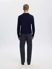 190 JEANS AJUSTADOS, Dark Blue Denim, highres