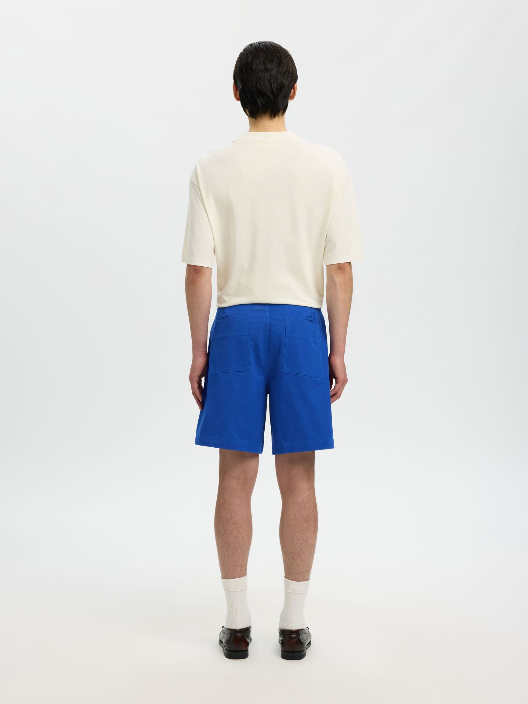 LOOSE FIT SHORTS, Mazarine Blue, highres