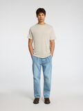 Selected LEINEN T-SHIRT, Oatmeal, highres - 16089504_Oatmeal_005.jpg