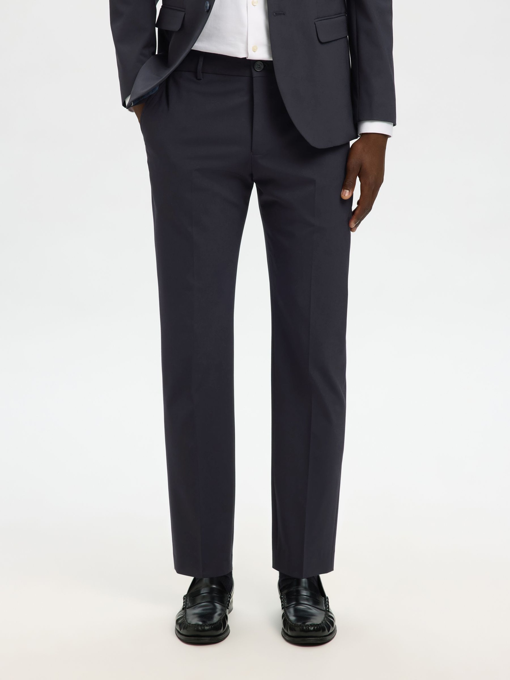 175 SLIM FIT TROUSERS, Navy Blazer, highres