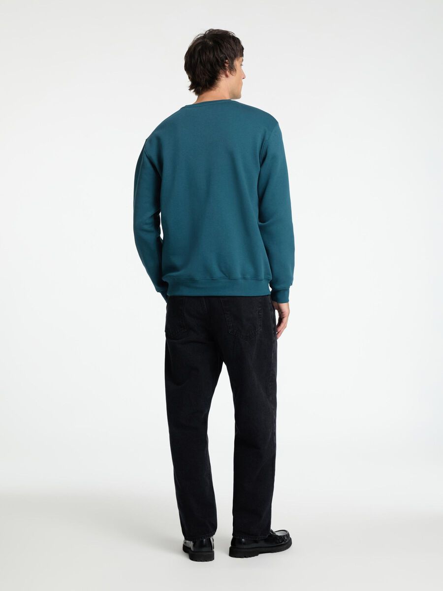 Selected BRODERIE SWEAT-SHIRT, Reflecting Pond, highres - 16090431_ReflectingPond_004.jpg
