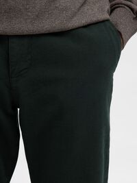 175 TEXTURIERTE SLIM FIT CHINO, Deep Forest, highres