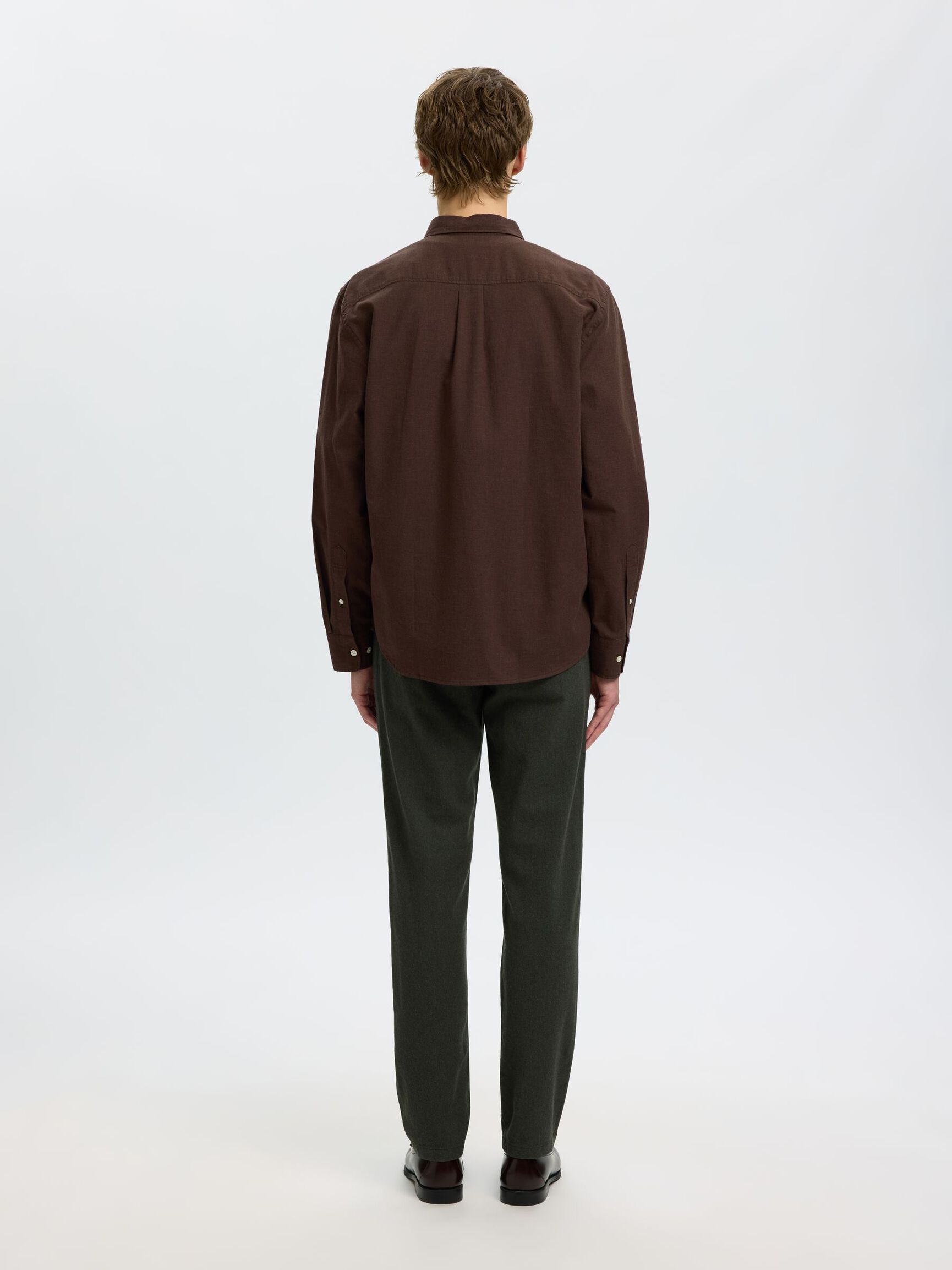 COTTON LONG SLEEVED SHIRT, Delicioso, highres