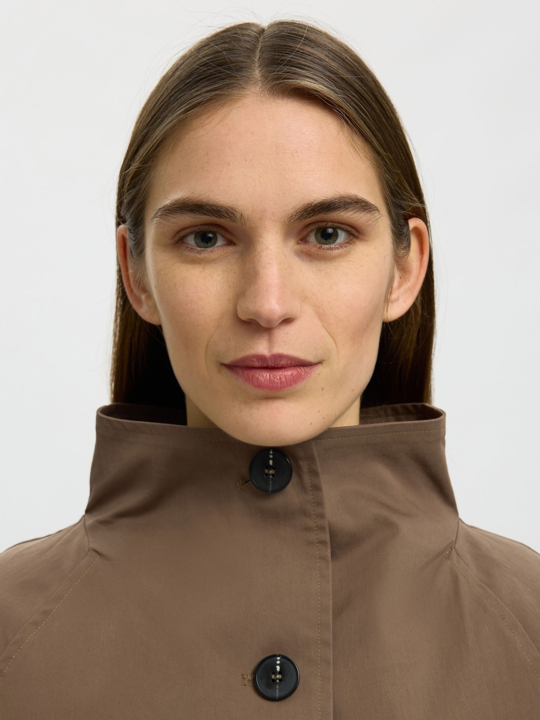LONG TRENCHCOAT, Chocolate Chip, highres