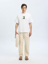 IMPRIMÉ T-SHIRT RAS DU COU, Bright White, highres