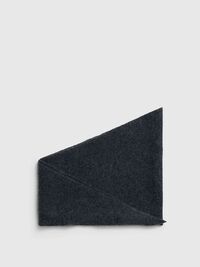 100% CASHMERE SCARF, Dark Grey Melange, highres