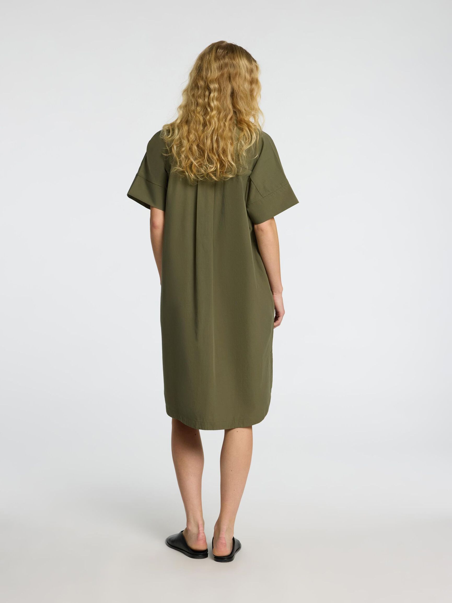 COTTON SHIRT DRESS, Kalamata, highres