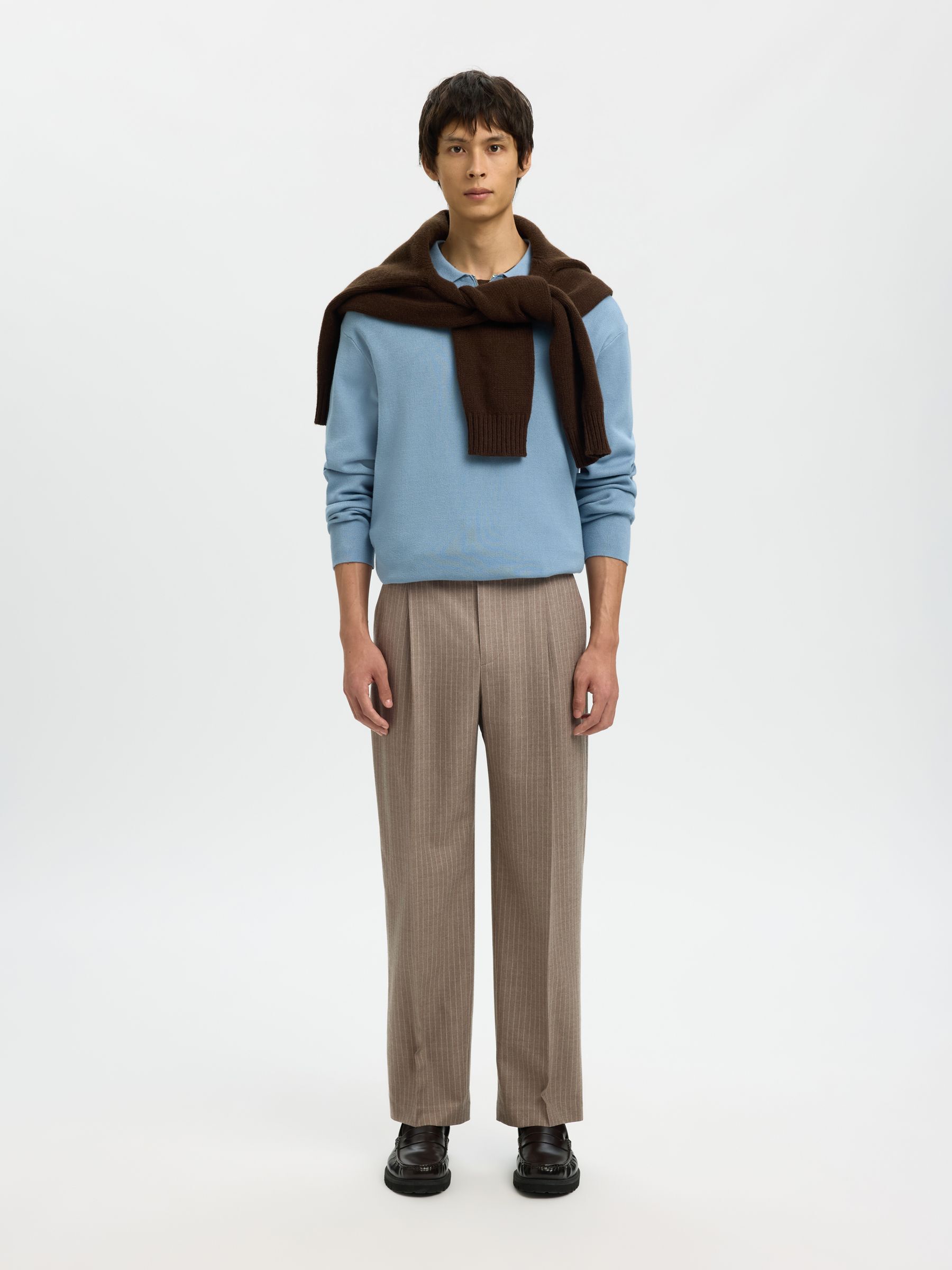 WOLLMIX LOOSE FIT HOSEN, Incense, highres