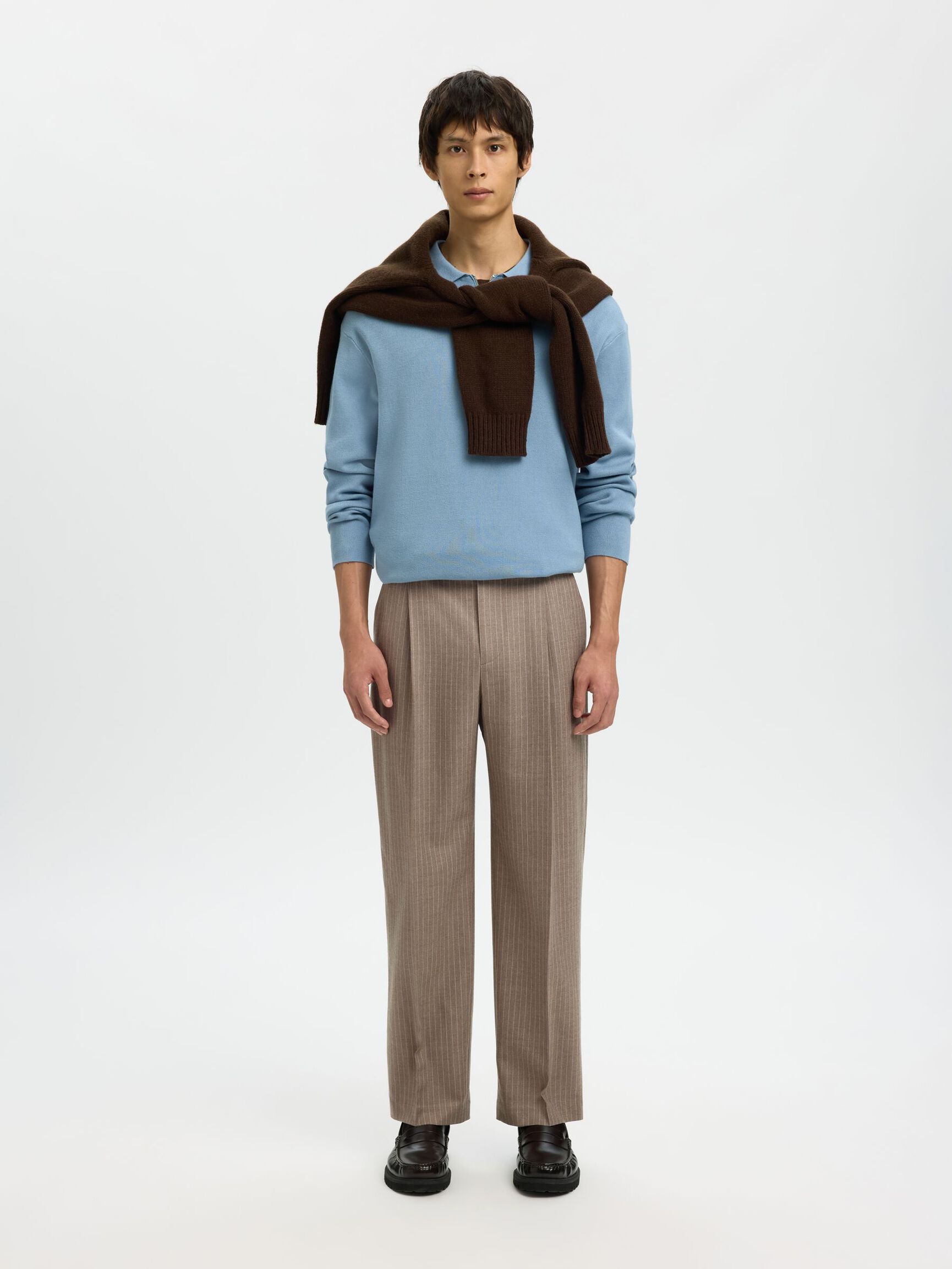 WOLLMIX LOOSE FIT HOSEN, Incense, highres