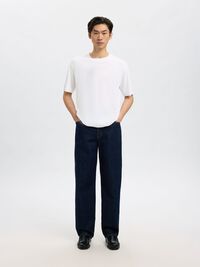 MANCHES COURTES ET COUPE DÉCONTRACTÉE T-SHIRT, Bright White, highres