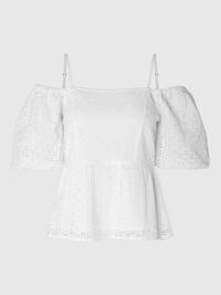 SCHULTERFREIES OBERTEIL, Bright White, highres