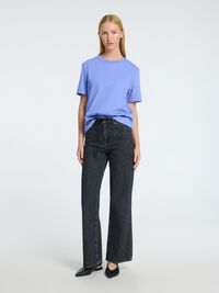 BOXY T-SHIRT, Cornflower Blue, highres