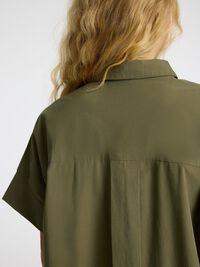 COTTON SHIRT DRESS, Kalamata, highres