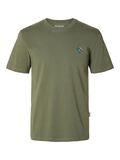 Selected BRODERET T-SHIRT, Agave Green, highres - 16091533_AgaveGreen_001.jpg
