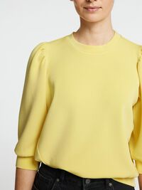 PUFF SLEEVE SWEATSHIRT, Sundress, highres
