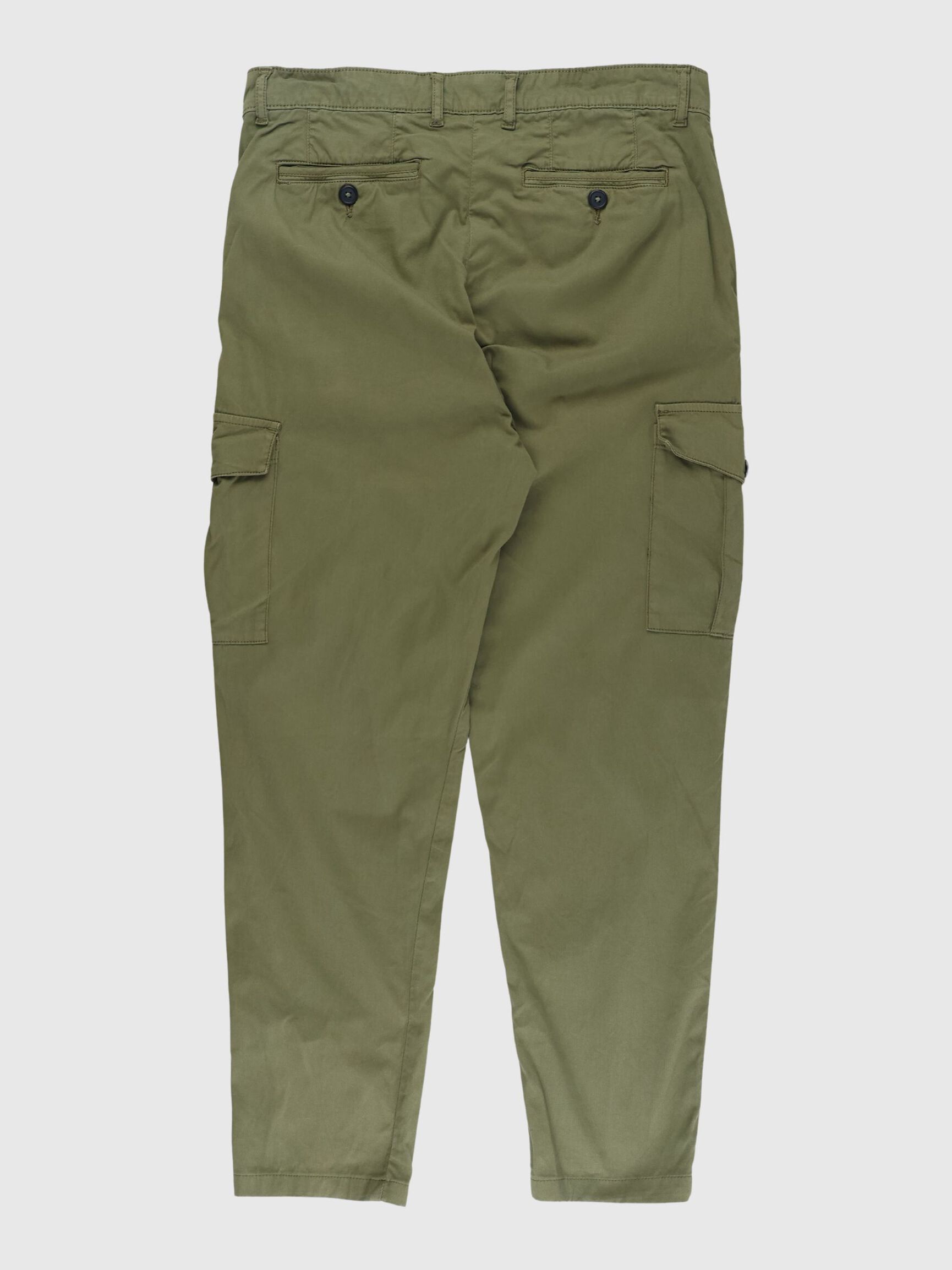 172 SLIM TAPERED FIT CARGO TROUSERS, Winter Moss, highres
