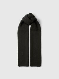 100% MERINO WOOL SCARF, Peat, highres