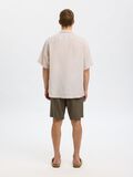 Selected 100% LINEN SHORT SLEEVED SHIRT, Pure Cashmere, highres - 16096908_PureCashmere_004.jpg