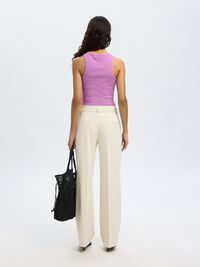 RIBBED TANK TOP, First Bloom, highres