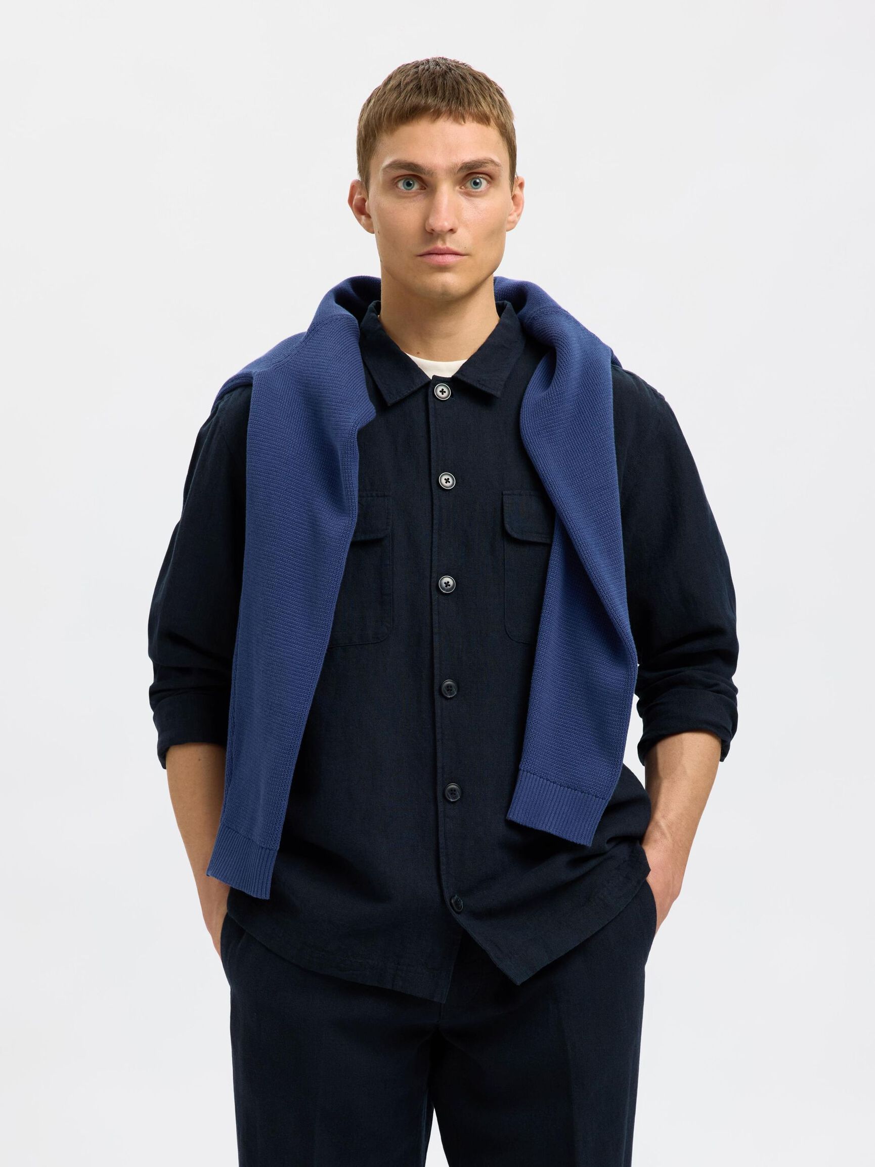 HØRBLANDING OVERSHIRT, Sky Captain, highres
