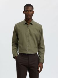 SLIM FIT STRETCH SHIRT, Kalamata, highres