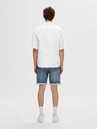 SEERSUCKER CHEMISE À MANCHES COURTES, Bright White, highres