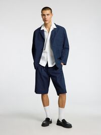 LOOSE FIT CHINO SHORTS, Outer Space, highres