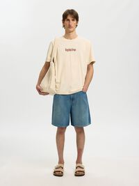 PRINT KATOEN T-SHIRT, Birch, highres