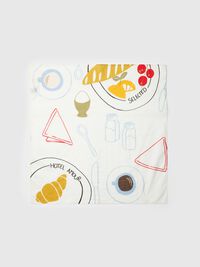 WOOL SCARF, Egret, highres