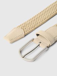 BRAIDED BELT, Fog, highres