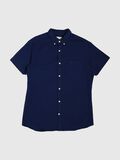 Selected OXFORD - STRAIGT FIT SHIRT, Dark Sapphire, highres - 80000113_DarkSapphire_001.jpg