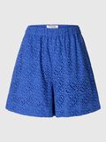 Selected BRODERIE ANGLAISE HØJTALJEDE SHORTS, Dazzling Blue, highres - 16097773_DazzlingBlue_001.jpg
