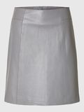 Selected MINI LEATHER SKIRT, Steel Gray, highres - 16084995_SteelGray_001.jpg