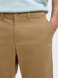 COUPE SLIM SHORT CHINO, Ermine, highres