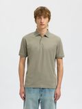 Selected KURZARM POLO SHIRT, Vetiver, highres - 16099994_Vetiver_003.jpg