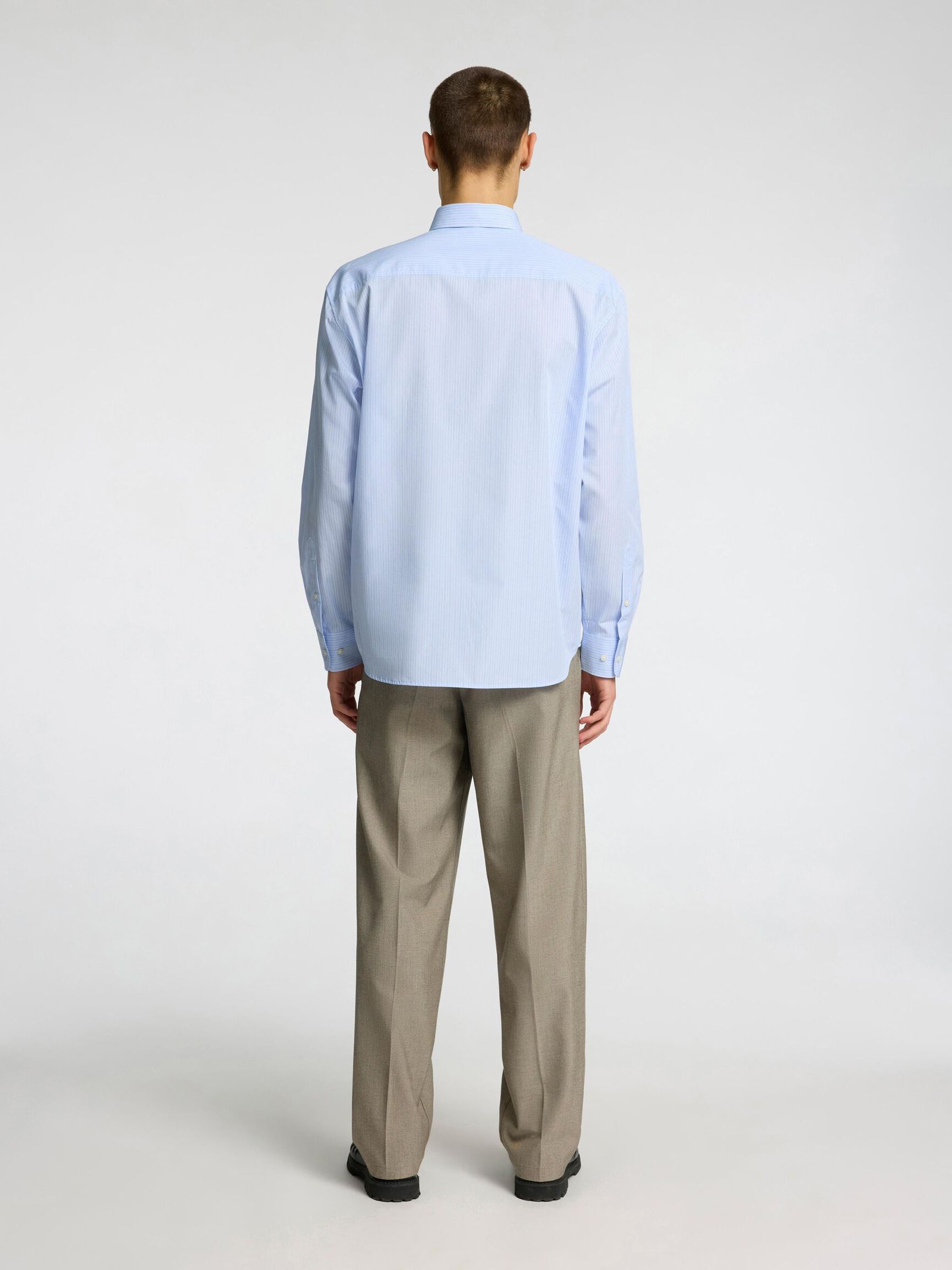RELAXED FIT BUTTON DOWN HEMD, Cashmere Blue, highres