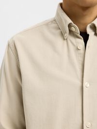 COTTON  CORDUROY SHIRT, Moonstruck, highres