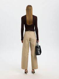 100 % MERINOULL HØYHALSET GENSER, Chocolate Torte, highres