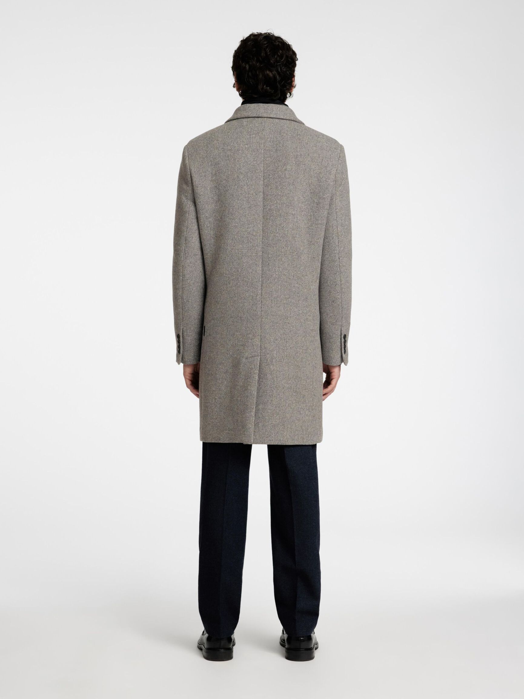 WOOL BLEND 2-IN-1 COAT, Light Grey Melange, highres