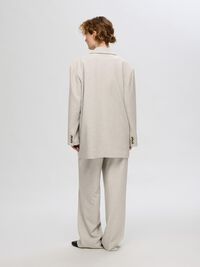 VISKOSEMIX OVERSIZED BLAZER, Dove, highres